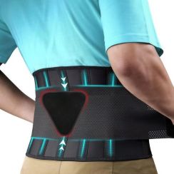 8 Pcs Adjustable Ergonomic Medical Lower Back Lumbar Waist Pump Spine Support